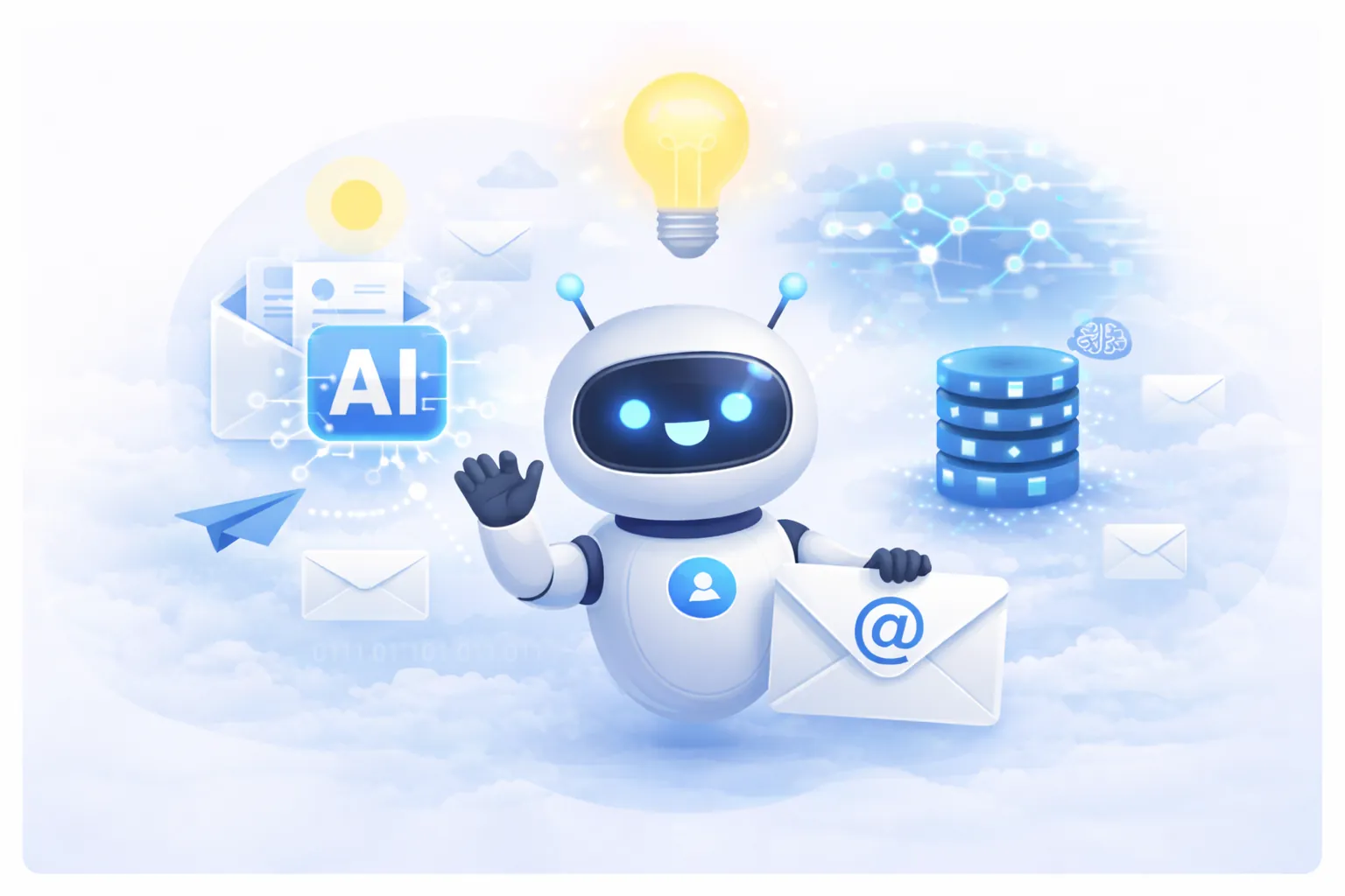 Illustration MailBot – KI für E-Mail